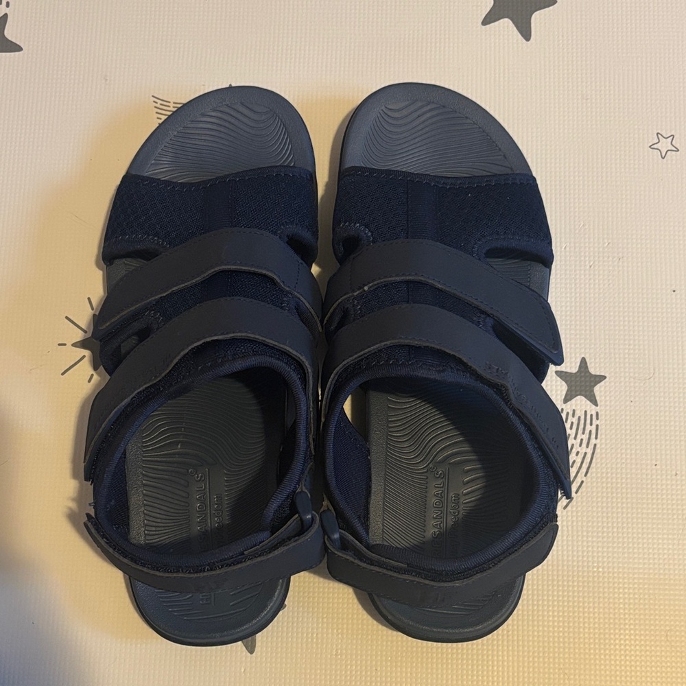 ❤️NWOT Hike Footwear HF Baresandals Hiking Sandals Unisex W10/10.5, M8/8.5 Navy